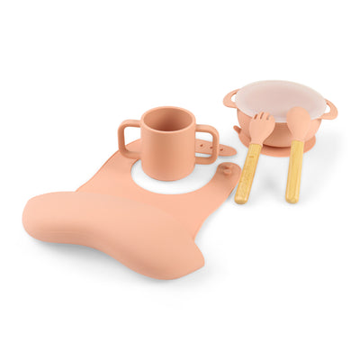 Kinderservies - Set 5 stuks - kraamcadeau - kraammand - babyshower cadeau - Meisje